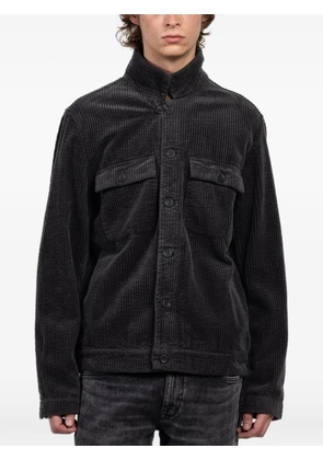 Hannes Roether pocket corduroy shirt - Grey