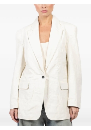 Isabel Benenato single-button pocket blazer - Neutrals