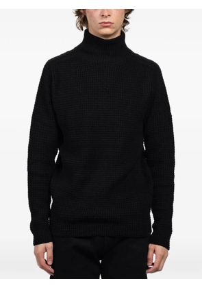 Hannes Roether turtleneck textured sweater - Black
