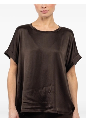 ANY PLACE cuffed blouse - Brown