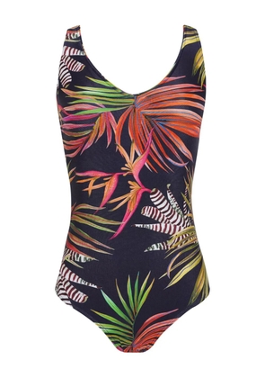 Lygia & Nanny tropical-print swimsuit - Blue