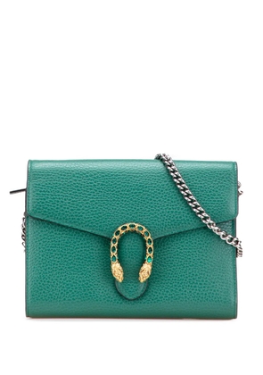 Gucci Pre-Owned 2016-2025 Mini Leather Dionysus Wallet on Chain crossbody bag - Green