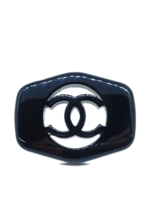 CHANEL Pre-Owned 1997 CC brooch - Black