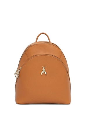 Patrizia Pepe logo-plaque backpack - Orange