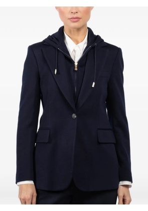 Eleventy hooded tailored blazer - Blue