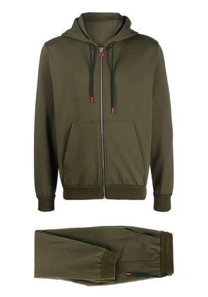 Kiton hooded tracksuit set - Green