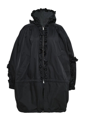 Enföld zip-fastening coat - Black