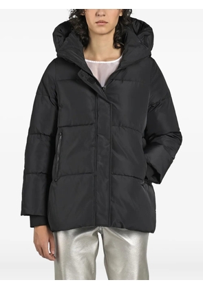 Canadian Finlay hooded zip puffer jacket - Black