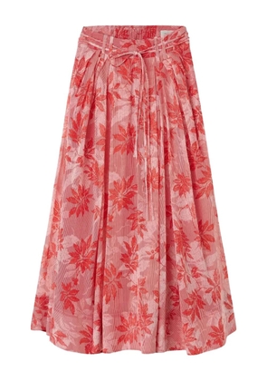 Lee Mathews Meredith floral-pattern maxi skirt