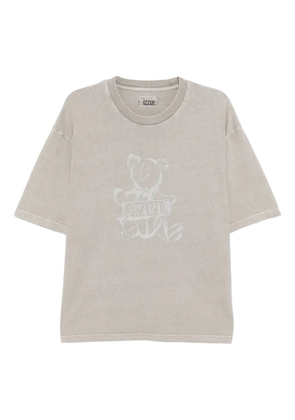 izzue graphic-print t-shirt - Grey