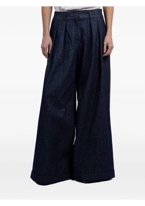 Françoise Mila wide-leg trousers - Blue