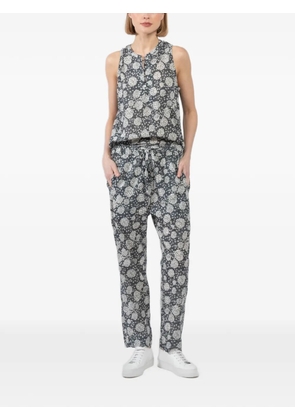 Xirena floral-print drawstring trousers - Grey
