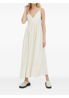 lovechild tie-straps midi day dress - Neutrals