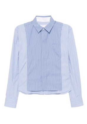 sacai poplin shirt - Blue