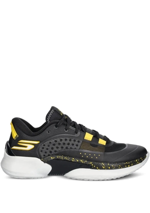 Skechers SKX Resagrip perforated-detail sneakers - Black