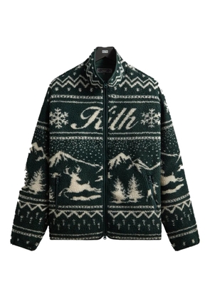 KITH Harper Sherpa long-sleeve sweatshirt - Green