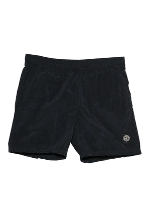 Stone Island logo-patch swim shorts - Neutrals