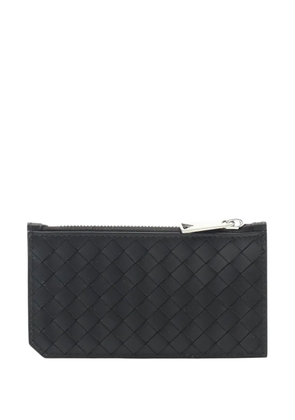 Bottega Veneta Pre-Owned 2012-2025 Calfskin Intrecciato Piccolo Zipped Case card holder - Black