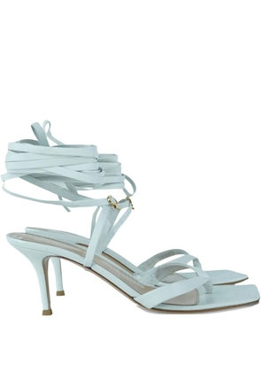 Gianvito Rossi 80mm strap heeled sandals - White