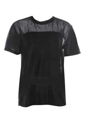 Prada Pre-Owned sheer panel T-shirt - Black
