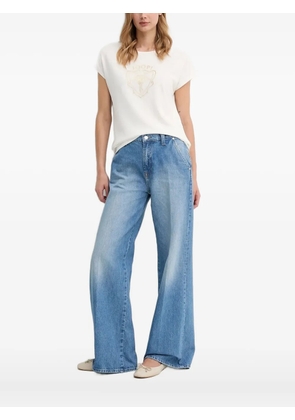 Joop! logo-embellished short-sleeve top - White