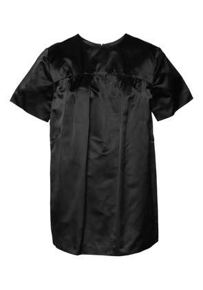 Prada Pre-Owned satin short-sleeve blouse - Black