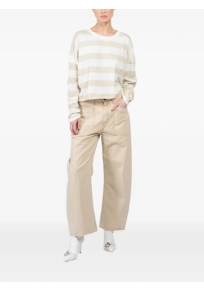 ASKK NY cotton barrel jeans - Neutrals