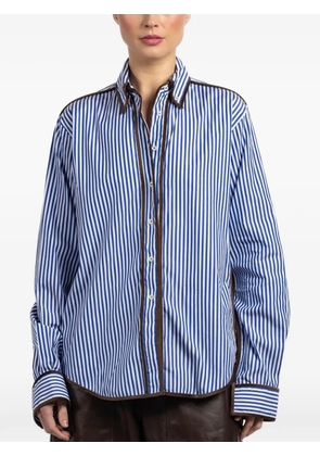 Jejia striped-pattern shirt - Blue