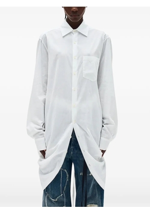 Ann Demeulemeester poplin shirt dress - White