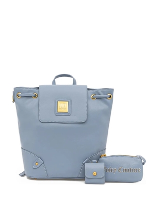 Juicy Couture drawstring flap backpack - Blue