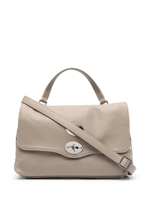 Zanellato small Postina® leather tote bag - Neutrals