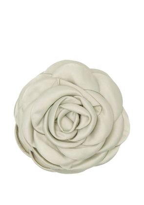 Pico Copenhagen satin-rose claw clip - White