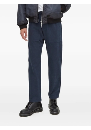 Drykorn elasticated-waist patch-pocket trousers - Blue