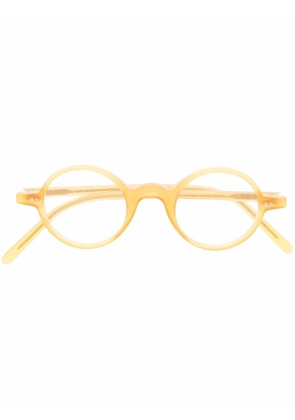 Epos Ermes round-frame glasses - Yellow