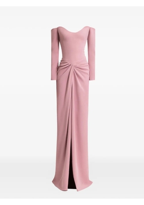 Gemy Maalouf off-shoulder draped maxi dress - Pink