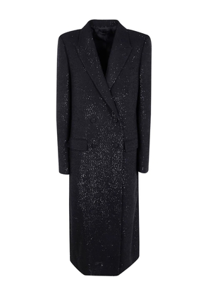 TOM FORD sequin embellished coat - Blue