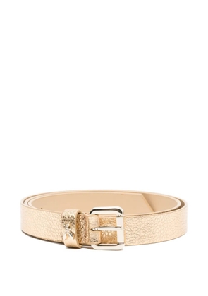 Patrizia Pepe laminated leather belt - Neutrals
