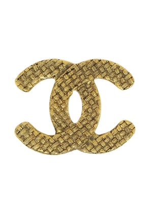 CHANEL Pre-Owned 1990-2000s CC brooch - Gold