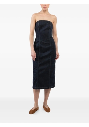 DL1961 strapless pencil dress - Blue