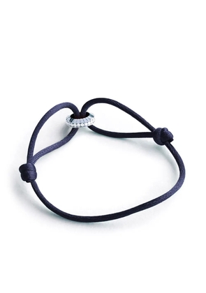 LOEV 14kt white gold Eternity diamond bracelet - Blue