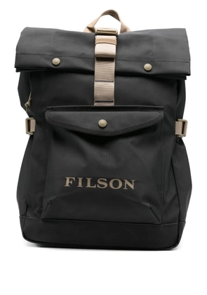 Filson Scout roll-top buckle backpack - Black