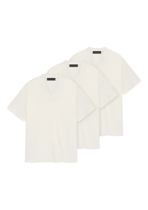 FEAR OF GOD ESSENTIALS V-neck short-sleeve T-shirt (pack of three) - Neutrals