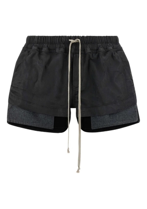 Rick Owens DRKSHDW Fog Boxers drawstring shorts - Black