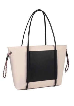 TOUS Empire drawstring-detail panelled tote bag - Neutrals