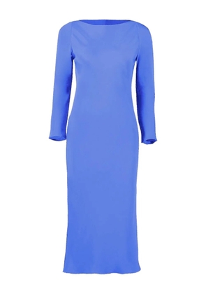 Peter Cohen long-sleeve midi dress - Blue