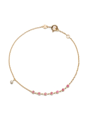 We by WHITEbIRD 18kt yellow gold Clarisse Rich ruby bracelet