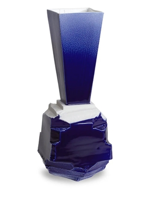 1882 Ltd Stegreif glazed-finish vase (30cm) - Blue