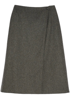 Yves Salomon A-line skirt - Grey