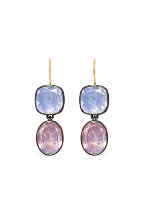 Larkspur & Hawk Luzia Cushion Oval earrings - Silver