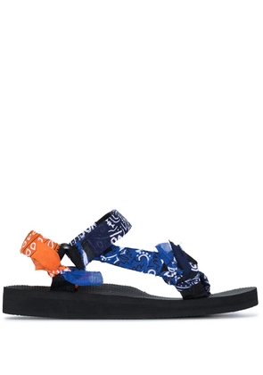 Arizona Love Trekky bandana-print sandals - Blue